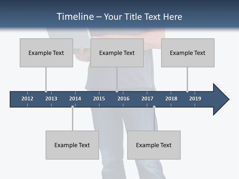 Surfing Web Laptop PowerPoint Template