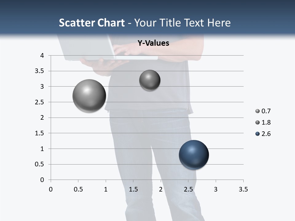 Surfing Web Laptop PowerPoint Template