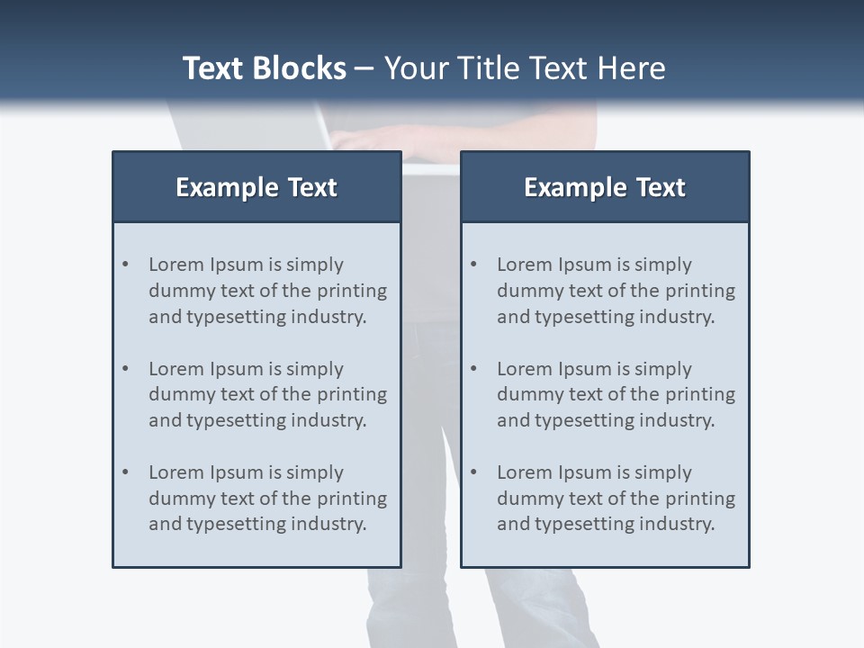 Surfing Web Laptop PowerPoint Template