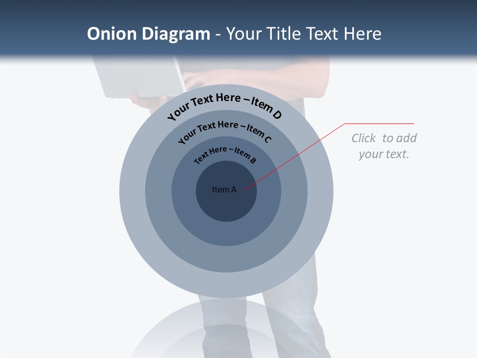 Surfing Web Laptop PowerPoint Template