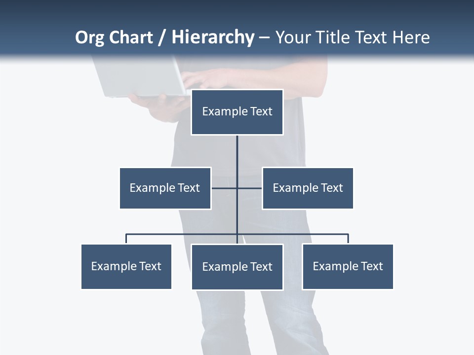 Surfing Web Laptop PowerPoint Template