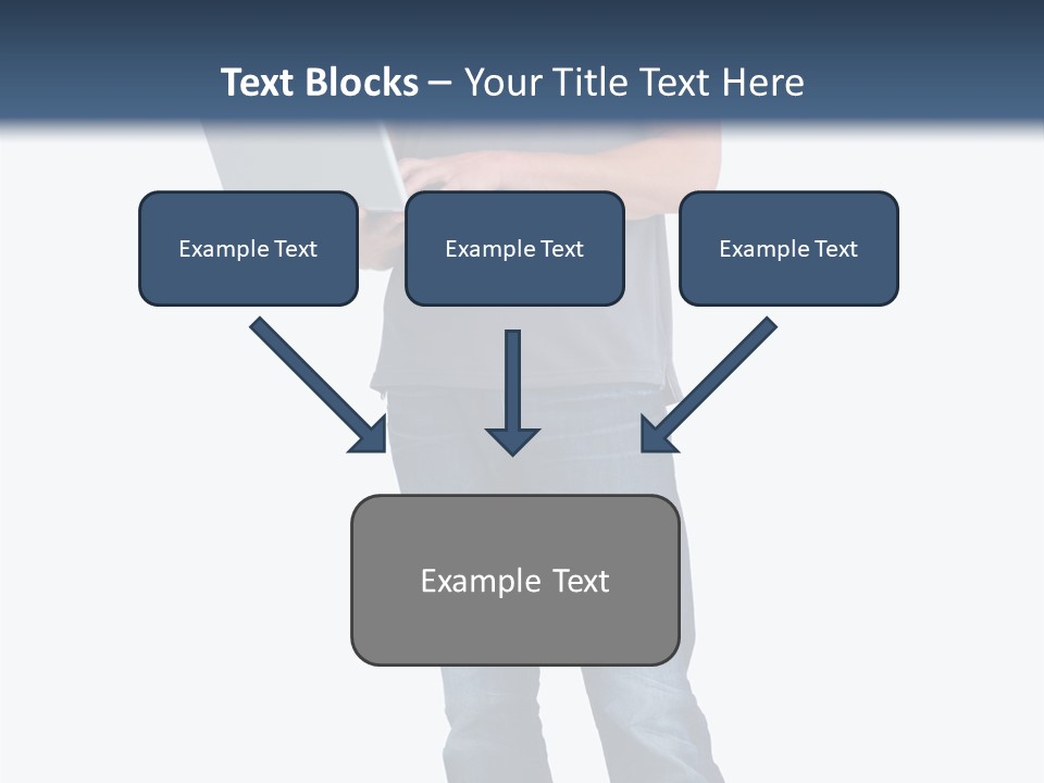 Surfing Web Laptop PowerPoint Template
