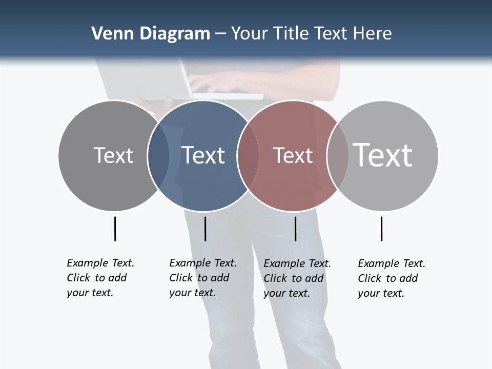 Surfing Web Laptop PowerPoint Template