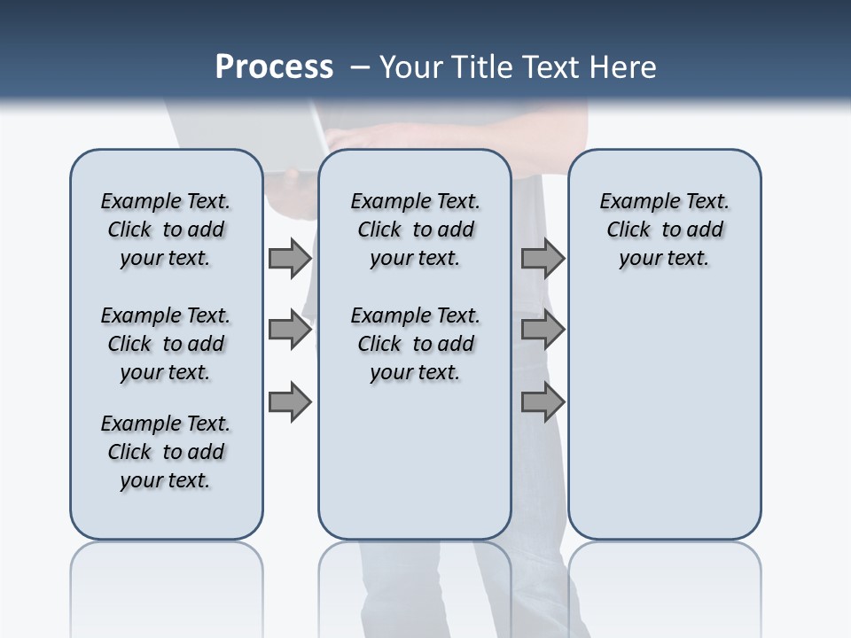 Surfing Web Laptop PowerPoint Template