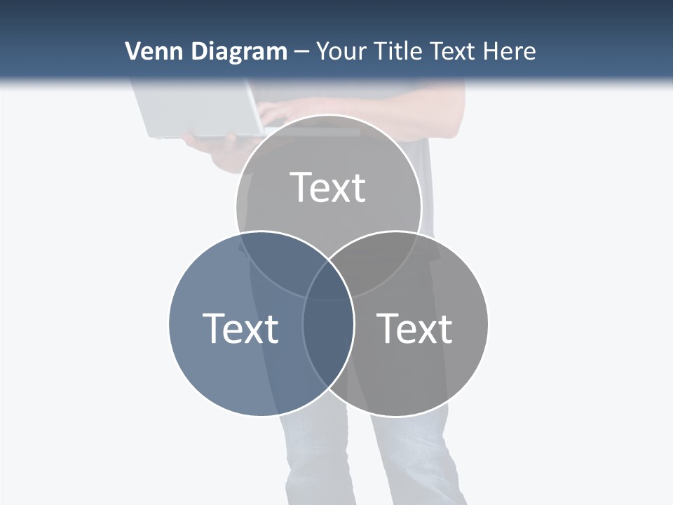 Surfing Web Laptop PowerPoint Template