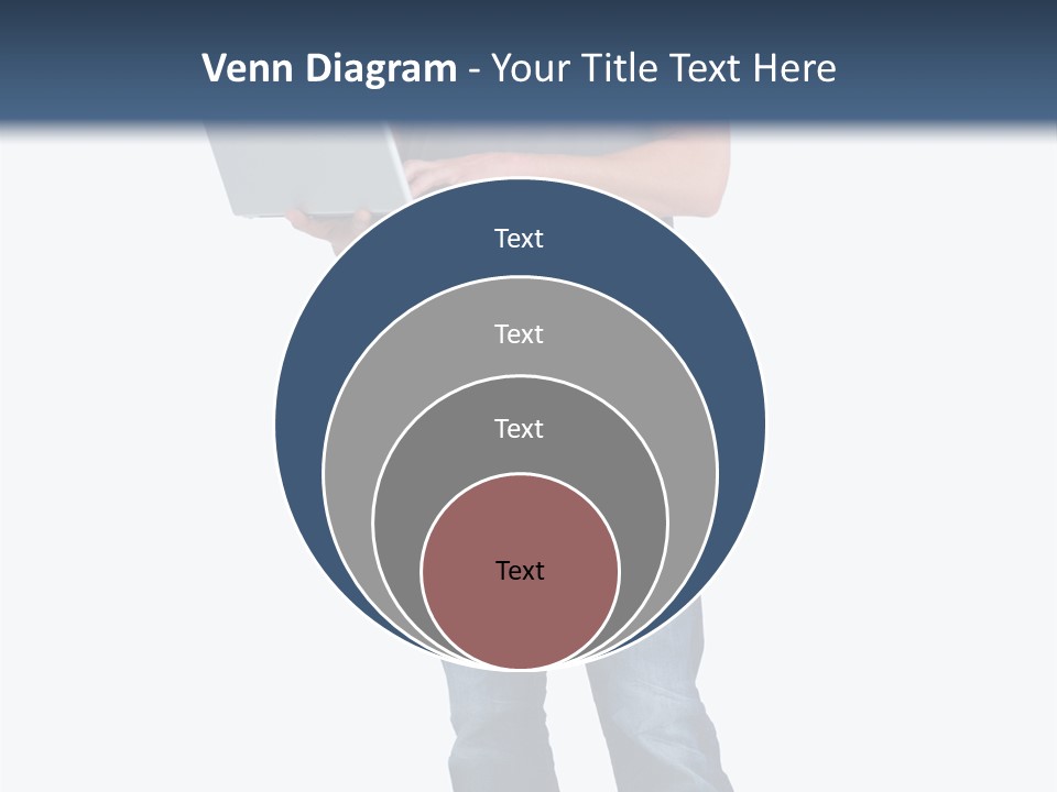 Surfing Web Laptop PowerPoint Template