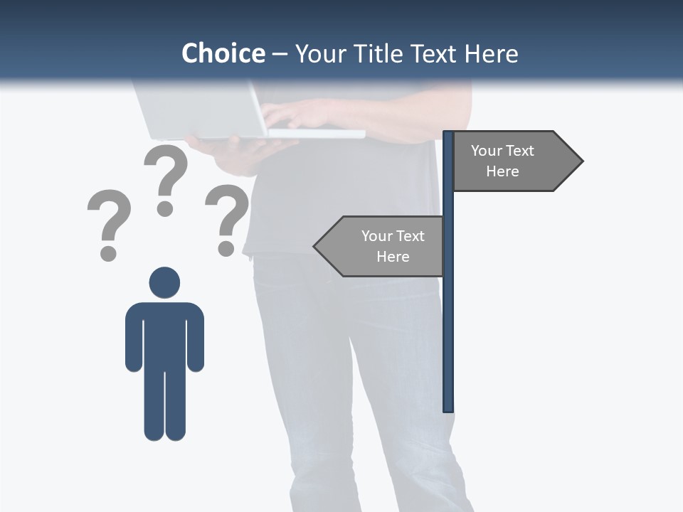 Surfing Web Laptop PowerPoint Template