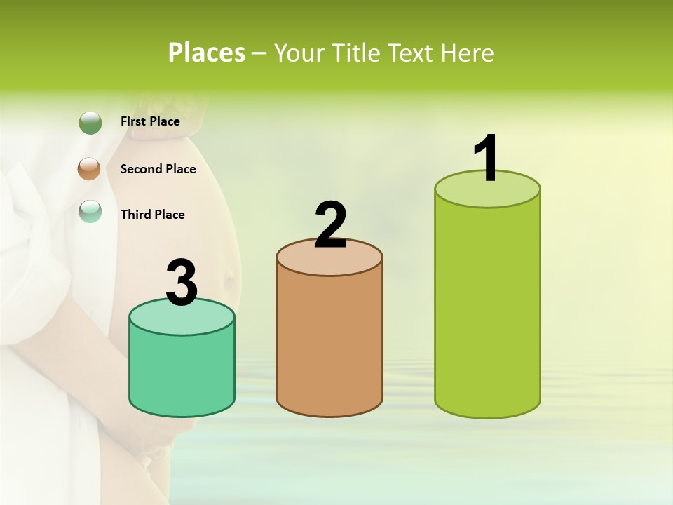 Shirt Caress Woman PowerPoint Template