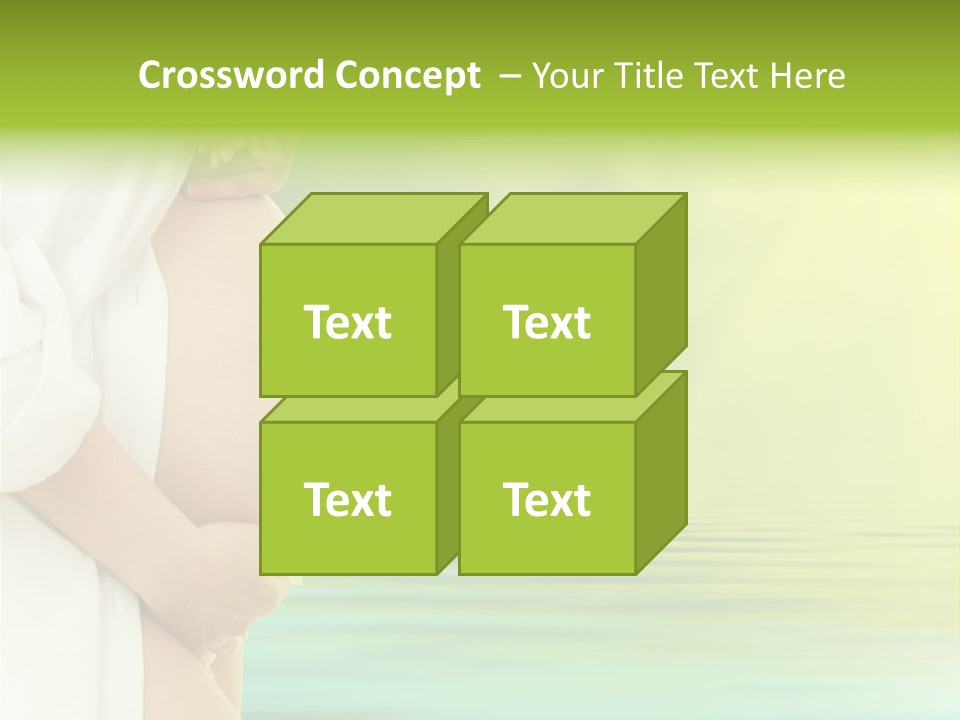 Shirt Caress Woman PowerPoint Template