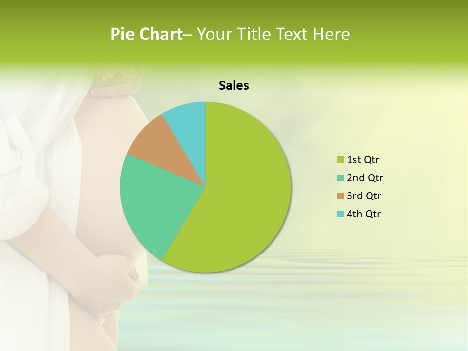 Shirt Caress Woman PowerPoint Template