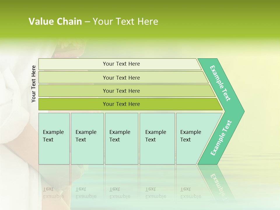 Shirt Caress Woman PowerPoint Template