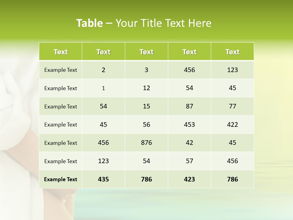 Shirt Caress Woman PowerPoint Template