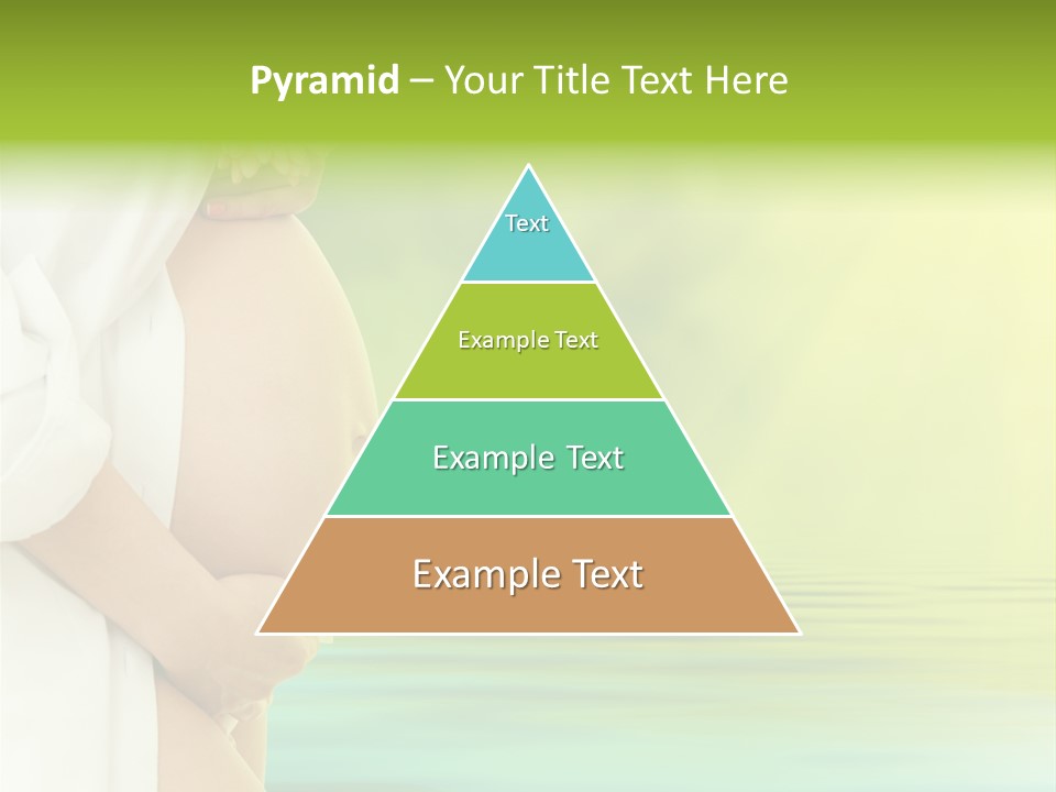 Shirt Caress Woman PowerPoint Template