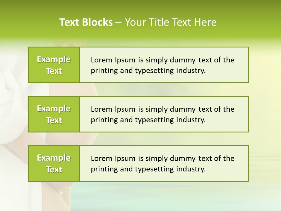 Shirt Caress Woman PowerPoint Template