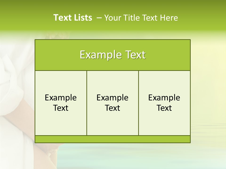 Shirt Caress Woman PowerPoint Template
