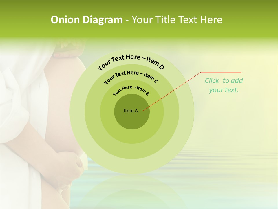 Shirt Caress Woman PowerPoint Template