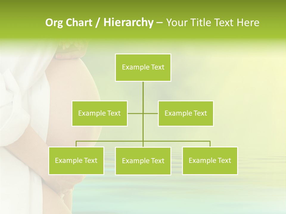 Shirt Caress Woman PowerPoint Template