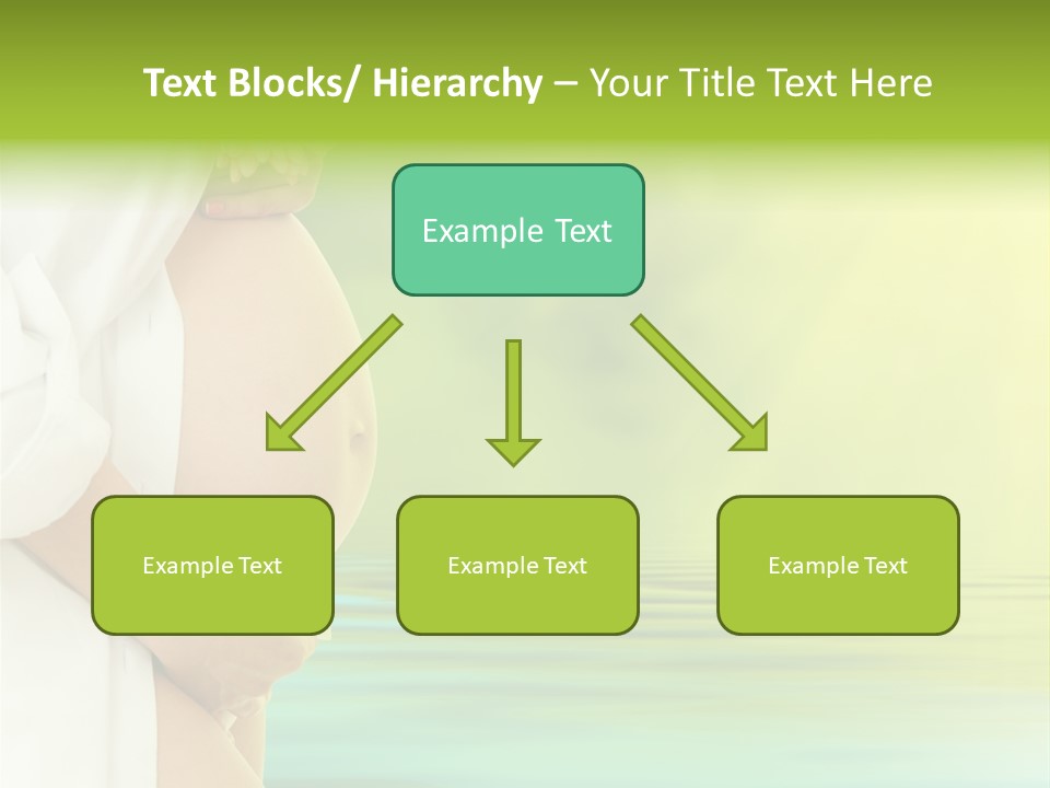 Shirt Caress Woman PowerPoint Template