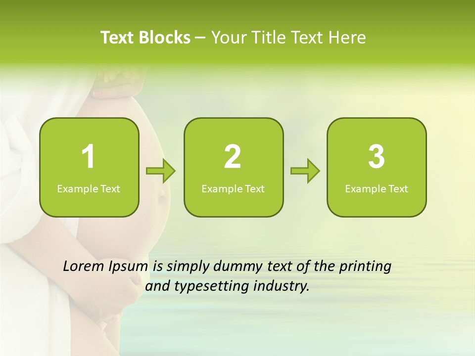 Shirt Caress Woman PowerPoint Template