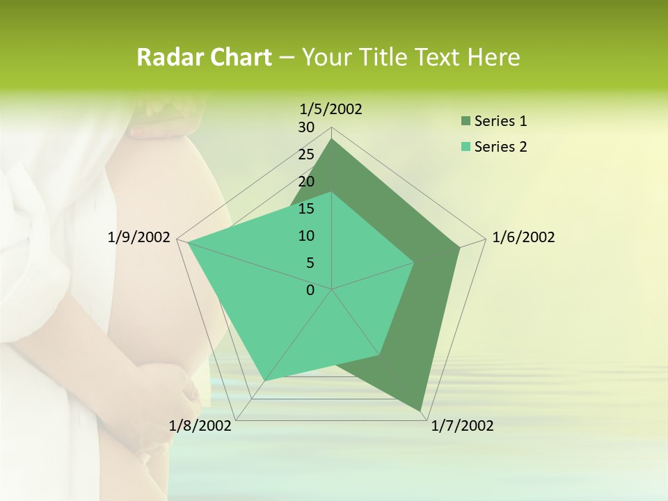 Shirt Caress Woman PowerPoint Template