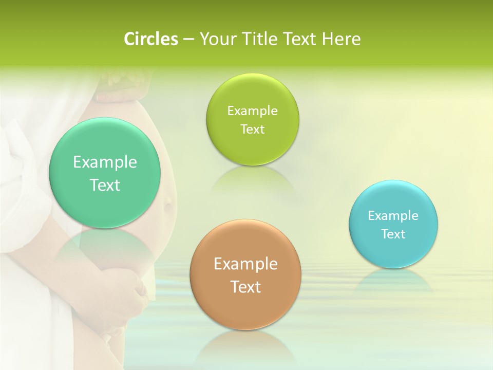 Shirt Caress Woman PowerPoint Template