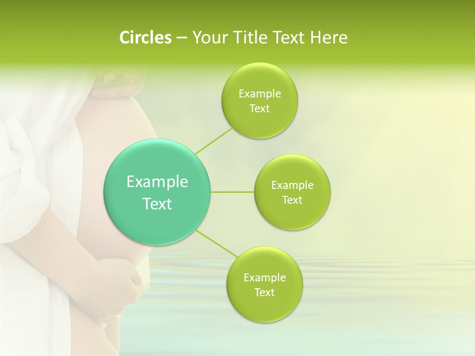 Shirt Caress Woman PowerPoint Template