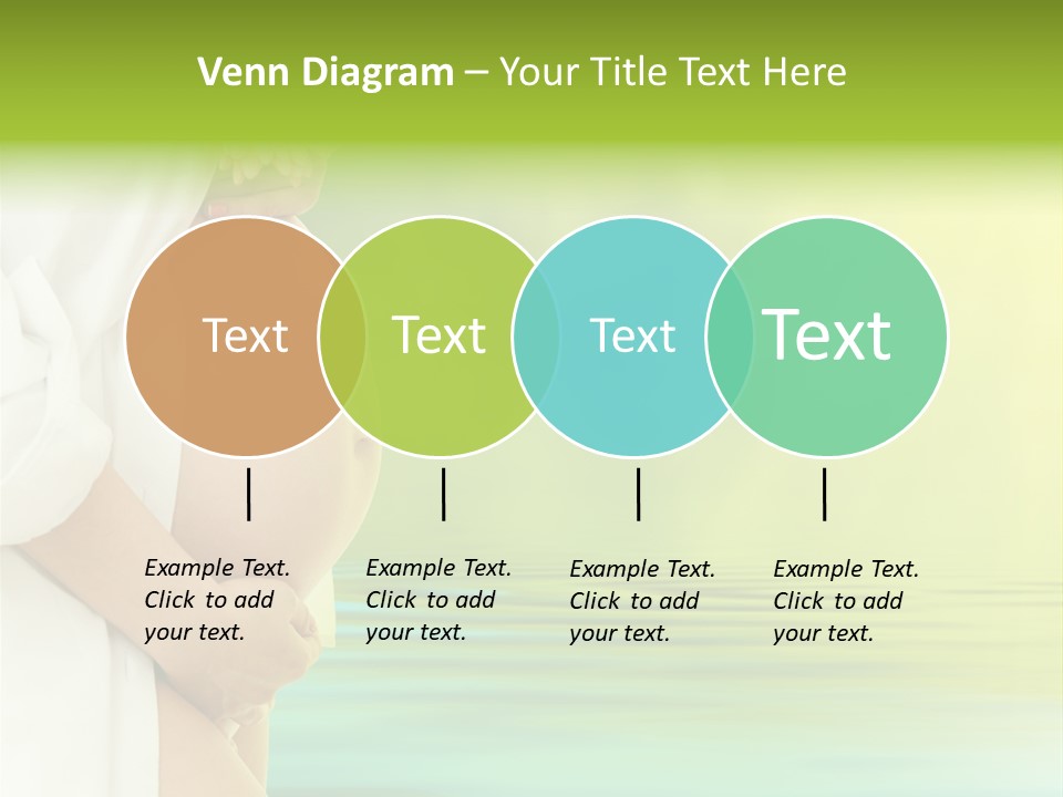 Shirt Caress Woman PowerPoint Template