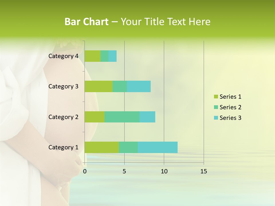 Shirt Caress Woman PowerPoint Template