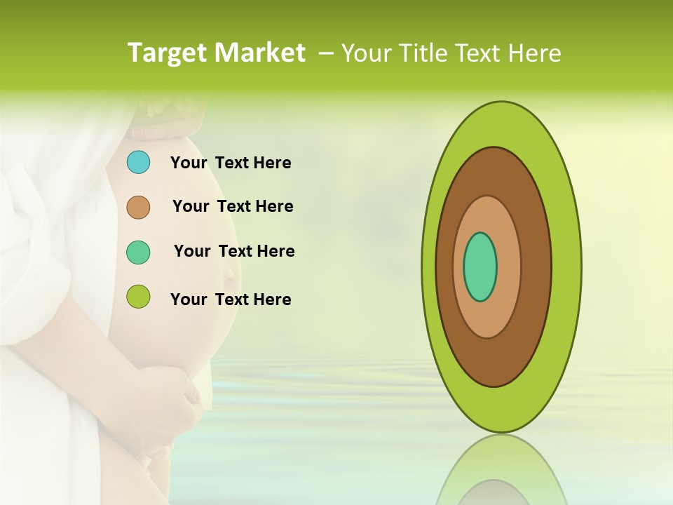 Shirt Caress Woman PowerPoint Template