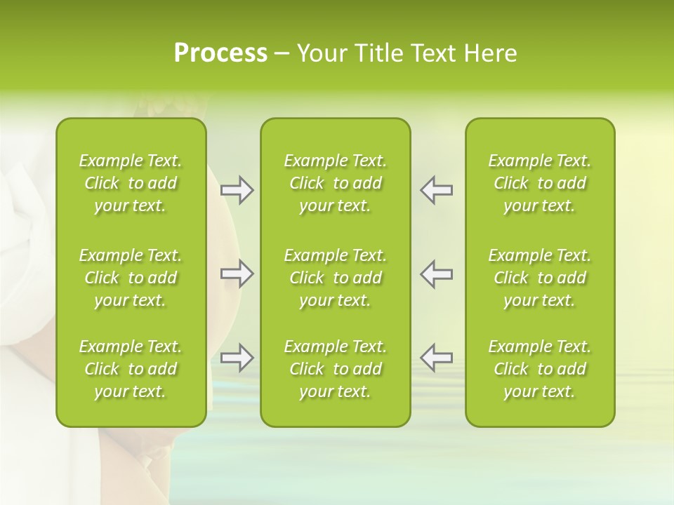 Shirt Caress Woman PowerPoint Template