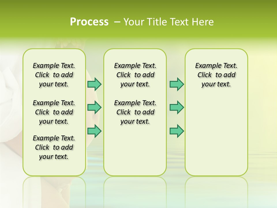 Shirt Caress Woman PowerPoint Template