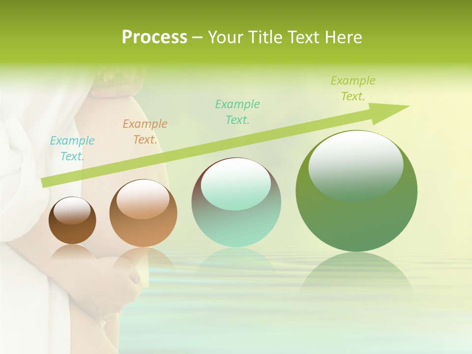 Shirt Caress Woman PowerPoint Template