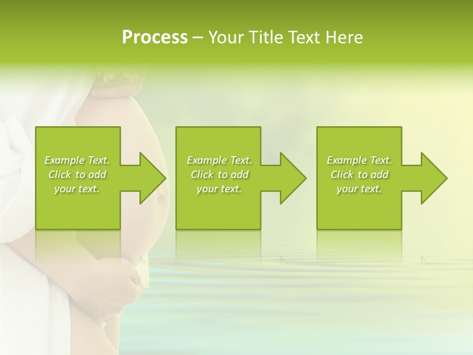 Shirt Caress Woman PowerPoint Template