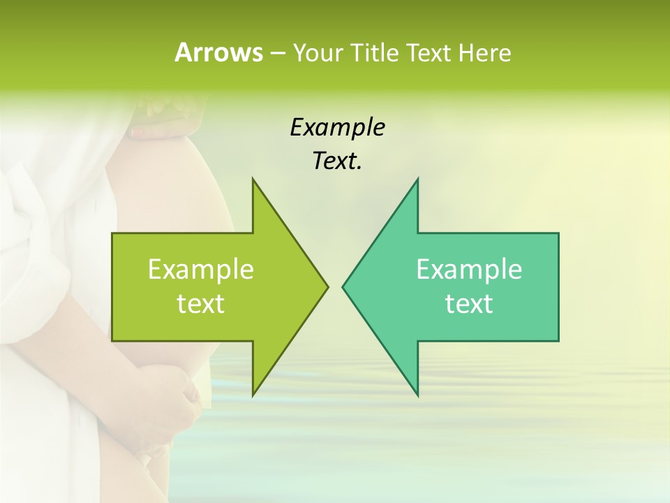 Shirt Caress Woman PowerPoint Template