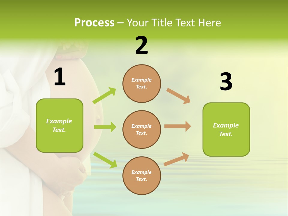 Shirt Caress Woman PowerPoint Template