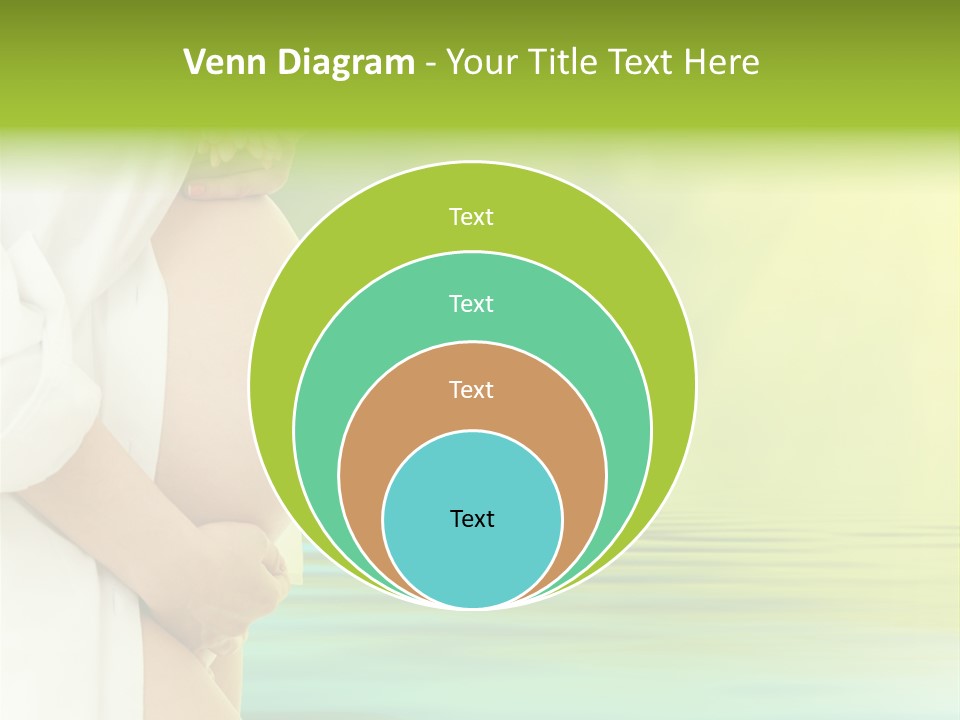 Shirt Caress Woman PowerPoint Template