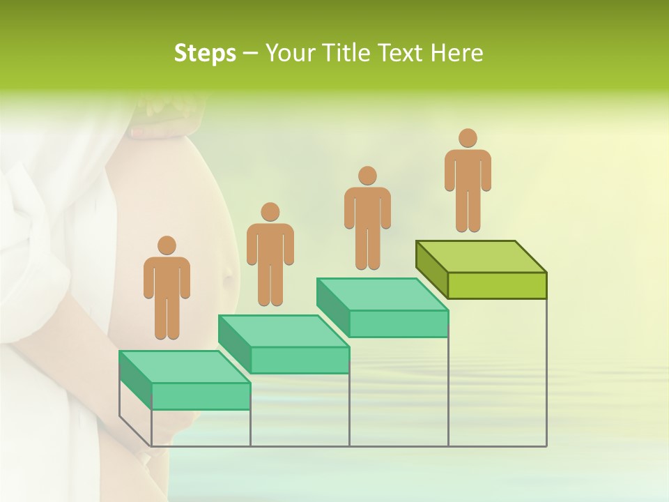 Shirt Caress Woman PowerPoint Template