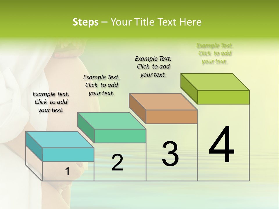 Shirt Caress Woman PowerPoint Template