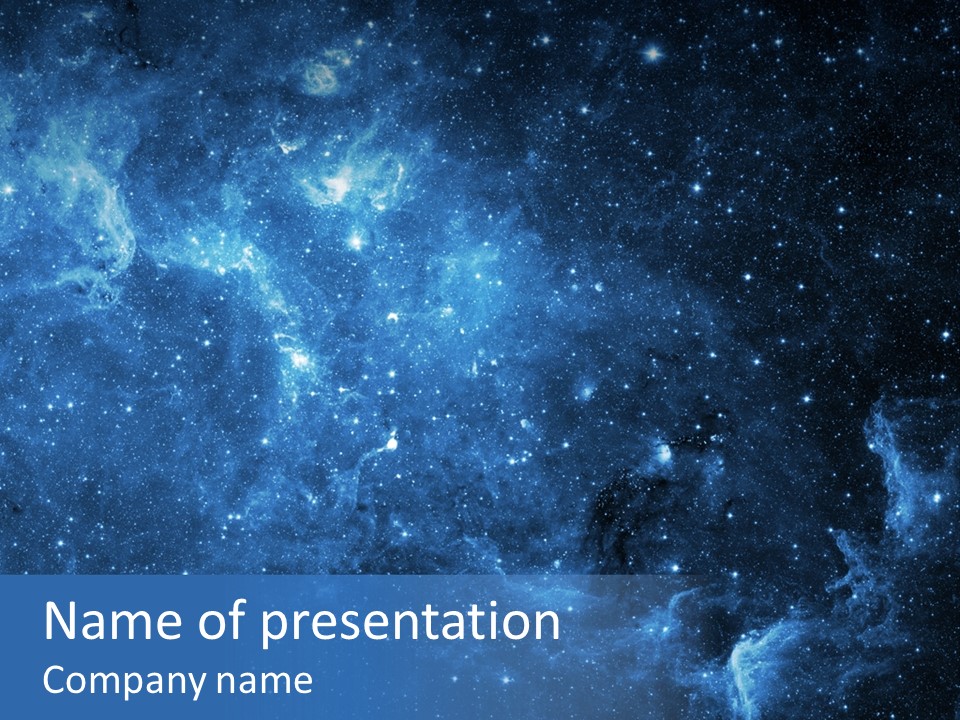 Rings Cosmos Plasma PowerPoint Template