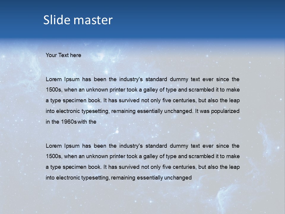 Rings Cosmos Plasma PowerPoint Template