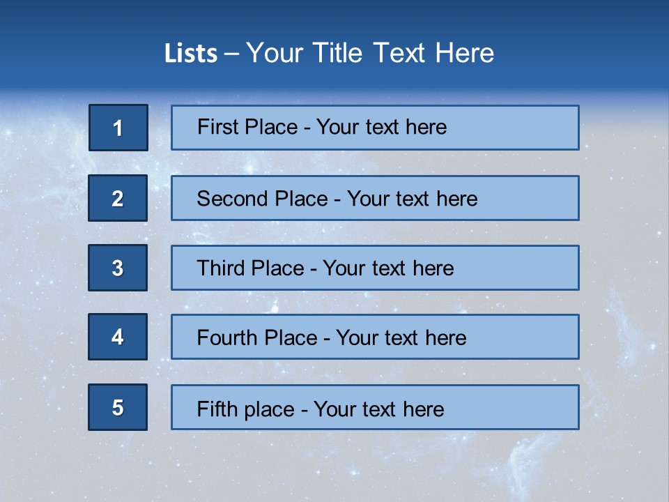 Rings Cosmos Plasma PowerPoint Template