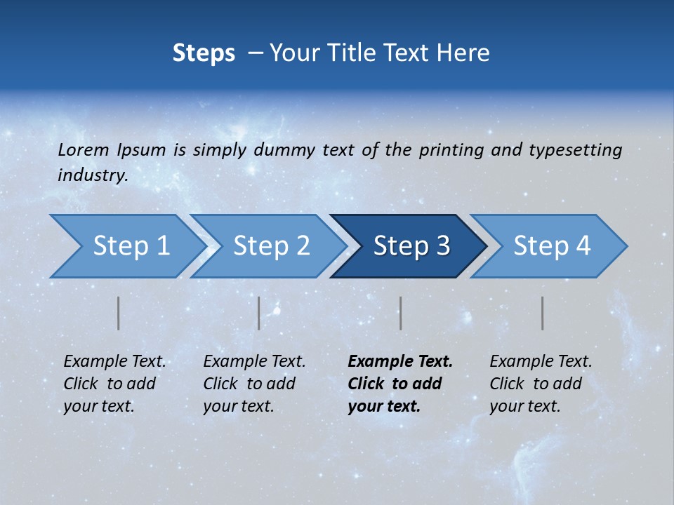 Rings Cosmos Plasma PowerPoint Template