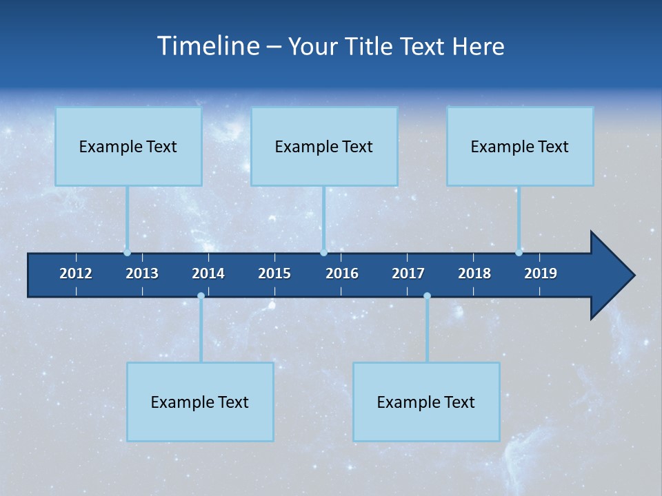 Rings Cosmos Plasma PowerPoint Template
