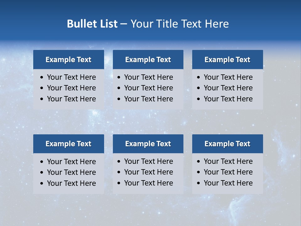 Rings Cosmos Plasma PowerPoint Template