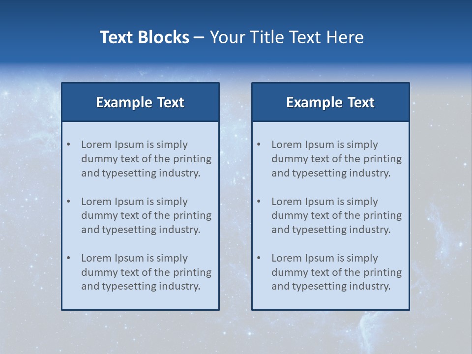 Rings Cosmos Plasma PowerPoint Template