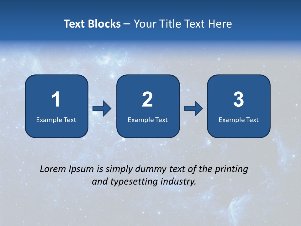 Rings Cosmos Plasma PowerPoint Template