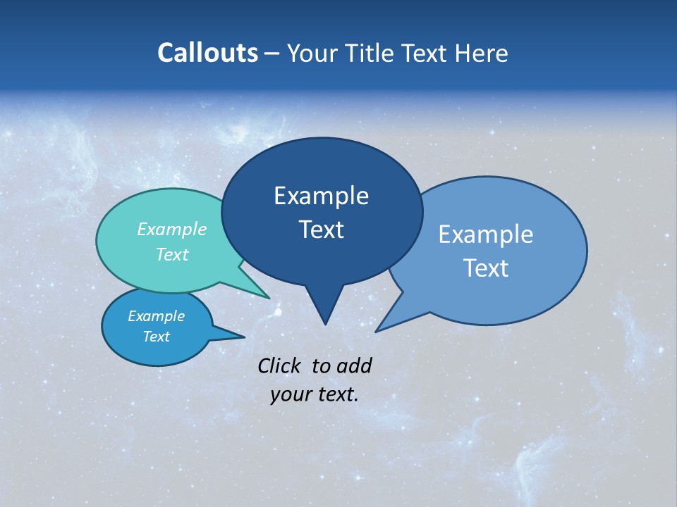 Rings Cosmos Plasma PowerPoint Template