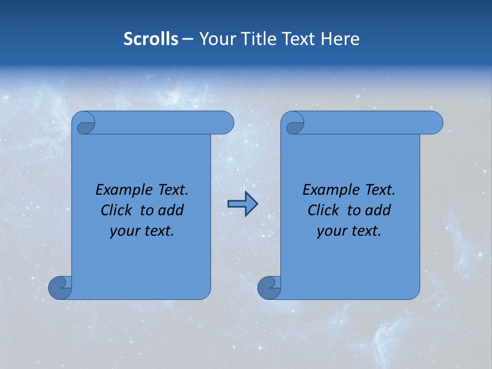 Rings Cosmos Plasma PowerPoint Template