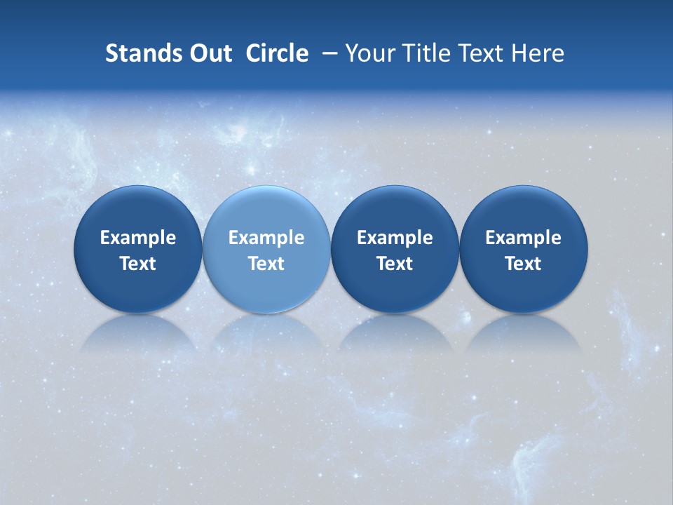 Rings Cosmos Plasma PowerPoint Template