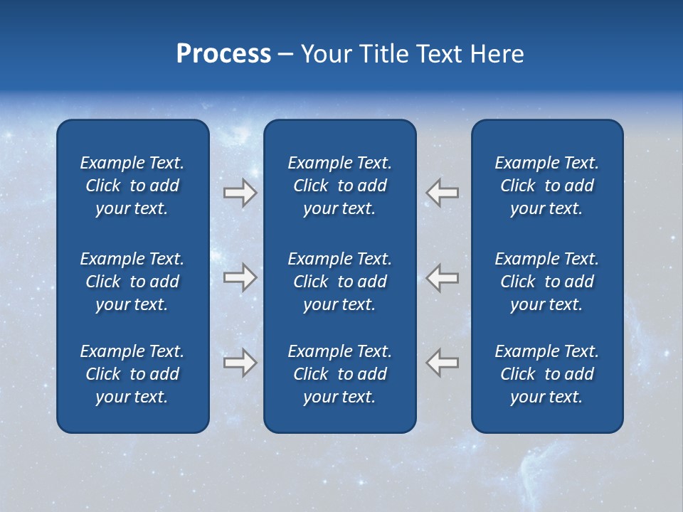 Rings Cosmos Plasma PowerPoint Template